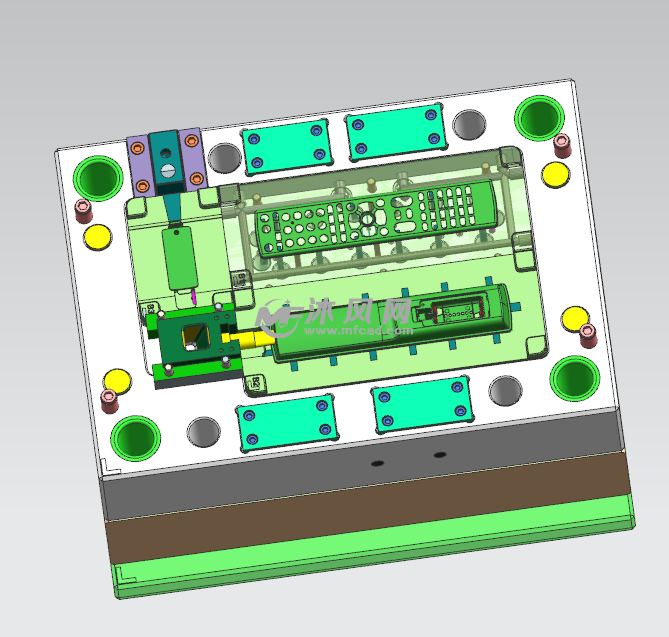 電視遙控器模具設(shè)計圖