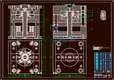 分油套注塑模具設(shè)計(jì)（全套含CAD圖紙）